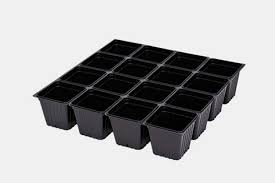 4" 16 Cell Sheet  Pot WC-SOP-16 STY-BK-5